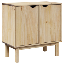 vidaXL OTTA tömör fenyőfa előszobaszekrény 75 x 40 x 75 cm (4013461) bútor