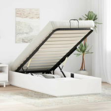 vidaXL Ottomán Ágykeret Fehér 90 x 200 cm Tömör fenyő ágy és ágykellék