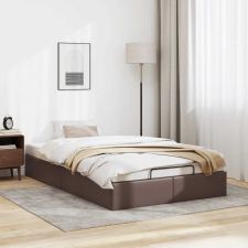 vidaXL Ottomán ágykeret matrac nélkül barna 120x200 cm műbőr ágy és ágykellék