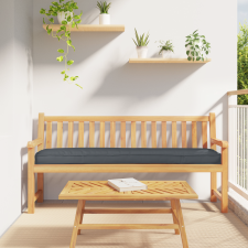 vidaXL Pad párna padra Antracit 180x40x8 cm Oxford szövet kerti bútor