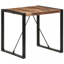 vidaXL Paliszander felületű tömör fa étkezőasztal 80 x 80 x 75 cm bútor