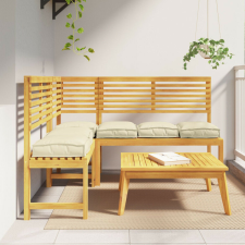 vidaXL Pallet párnák üléshez 6 db Krém 40x40x8 cm Oxford szövet kerti bútor