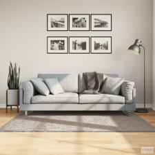 vidaXL PAMPLONA bézs magas szálú bolyhos modern szőnyeg 120 x 170 cm lakástextília