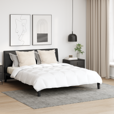 vidaXL Paplan Egyéb párnával 3 pcs Fehér 200 x 220 cm Pehely lakástextília