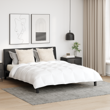 vidaXL Paplan Egyéb párnával 3 pcs Fehér 200 x 220 cm Pehely lakástextília