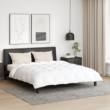 vidaXL Paplan Egyéb párnával 3 pcs Fehér 240 x 200 cm Pehely lakástextília