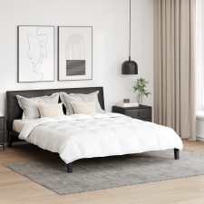 vidaXL Paplan Egyéb párnával 3 pcs Fehér 240 x 220 cm Pehely lakástextília