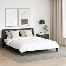 vidaXL Paplan Egyéb párnával 3 pcs Fehér 240 x 260 cm Pehely lakástextília