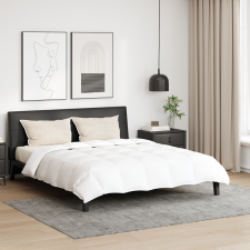 vidaXL Paplan párnával 3 pcs Fehér 200 x 200 cm Pehely lakástextília