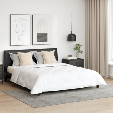 vidaXL Paplan párnával 3 pcs Fehér 240 x 220 cm Mikroszálas lakástextília
