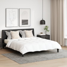 vidaXL Paplan párnával 3 pcs Fehér 240 x 260 cm Pehely lakástextília