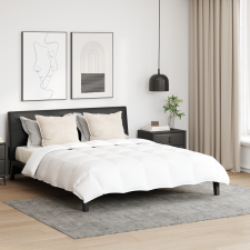 vidaXL Paplan párnával 3 pcs Fehér 240 x 260 cm Pehely lakástextília
