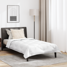 vidaXL Paplan párnával Fehér 135 x 200 cm Mikroszálas lakástextília