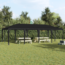 vidaXL Parti Pavilon Antracit 8x4 m PE kerti bútor