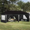 vidaXL Parti sátor 575 x 288 x 245 cm Fekete