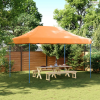 vidaXL Partysátor Narancssárga 279 x 410 x 315 cm Oxford Szövet