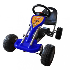 vidaXL Pedálos Gokart #kék autópálya és játékautó