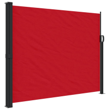 vidaXL piros behúzható oldalsó napellenző 160 x 600 cm (4004522) kerti bútor