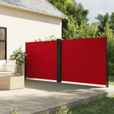 vidaXL Piros behúzható oldalsó napellenző 180 x 1000 cm kerti bútor