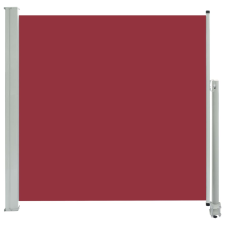 vidaXL piros behúzható oldalsó terasz napellenző 160 x 300 cm (48351) kerti bútor