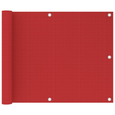 vidaXL piros HDPE erkélytakaró 75 x 600 cm kerti bútor