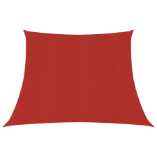 vidaXL piros HDPE napvitorla 160 g/m² 3/4 x 3 m kerti bútor
