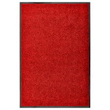 vidaXL Piros kimosható lábtörlő 60 x 90 cm lakástextília