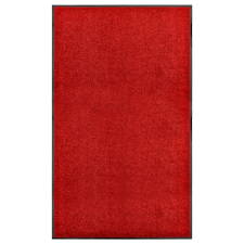 vidaXL piros kimosható lábtörlő 90 x 150 cm lakástextília