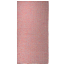 vidaXL piros lapos szövésű kültéri szőnyeg 100 x 200 cm lakástextília