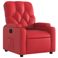 vidaXL piros műbőr dönthető fotel (372508) bútor
