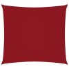 vidaXL piros négyzet alakú oxford-szövet napvitorla 2 x 2 m