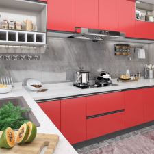 vidaXL piros öntapadó PVC bútorfólia 500 x 90 cm kerti bútor