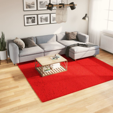 vidaXL piros rövid szálú puha és mosható szőnyeg 240 x 240 cm lakástextília