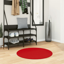 vidaXL piros rövid szálú puha és mosható szőnyeg Ø 80 cm lakástextília