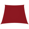 vidaXL Piros trapéz alakú oxford-szövet napvitorla 3/4 x 2 m