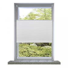 vidaXL Plisse Roló 40 x 125 cm Fehér Redős Roló lakástextília