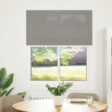 vidaXL pliszírozott redőny antracit 105x100 cm szövetszélesség 104,4cm redőny