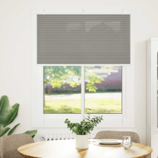 vidaXL pliszírozott redőny antracit 110x100 cm szövetszélesség 109,4cm lakástextília