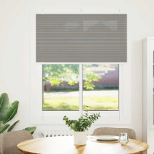 vidaXL pliszírozott redőny antracit 110x150 cm szövetszélesség 109,4cm (4015094) lakástextília
