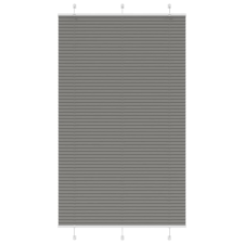 vidaXL pliszírozott redőny antracit 120x200 cm szövetszélesség 119,4cm redőny