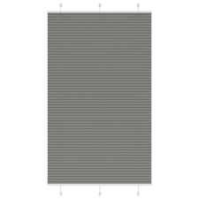 vidaXL pliszírozott redőny antracit 120x200 cm szövetszélesség 119,4cm lakástextília