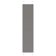 vidaXL pliszírozott redőny antracit 50x200 cm szövetszélesség 49,4 cm redőny