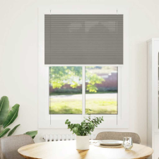 vidaXL pliszírozott redőny antracit 85x100 cm szövetszélesség 84,4 cm redőny