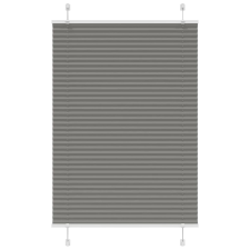 vidaXL pliszírozott redőny antracit 90x150 cm szövetszélesség 89,4 cm lakástextília