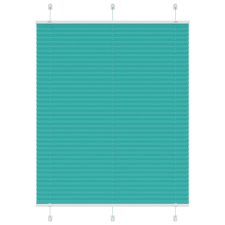 vidaXL pliszírozott redőny Benzinzöld 105x150 cm Szövetszélesség redőny