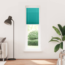 vidaXL pliszírozott redőny Benzinzöld 55x200 cm szövetszélesség (4015406) lakástextília