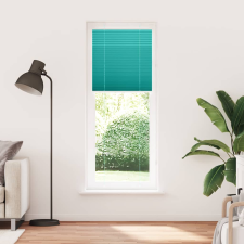 vidaXL pliszírozott redőny Benzinzöld 75x200 cm szövetszélesség (4015410) lakástextília