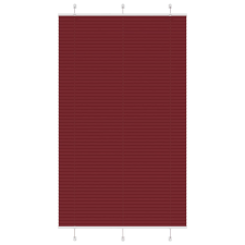 vidaXL pliszírozott redőny Bordeaux piros 115x200 cm Szövetszélesség redőny