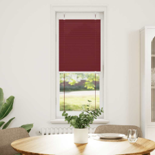 vidaXL pliszírozott redőny Bordeaux piros 50x100 cm szövetszélesség (4015218) lakástextília
