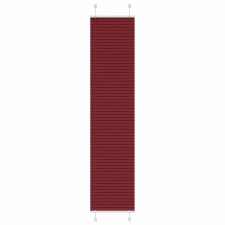 vidaXL pliszírozott redőny Bordeaux piros 50x200 cm szövetszélesség redőny